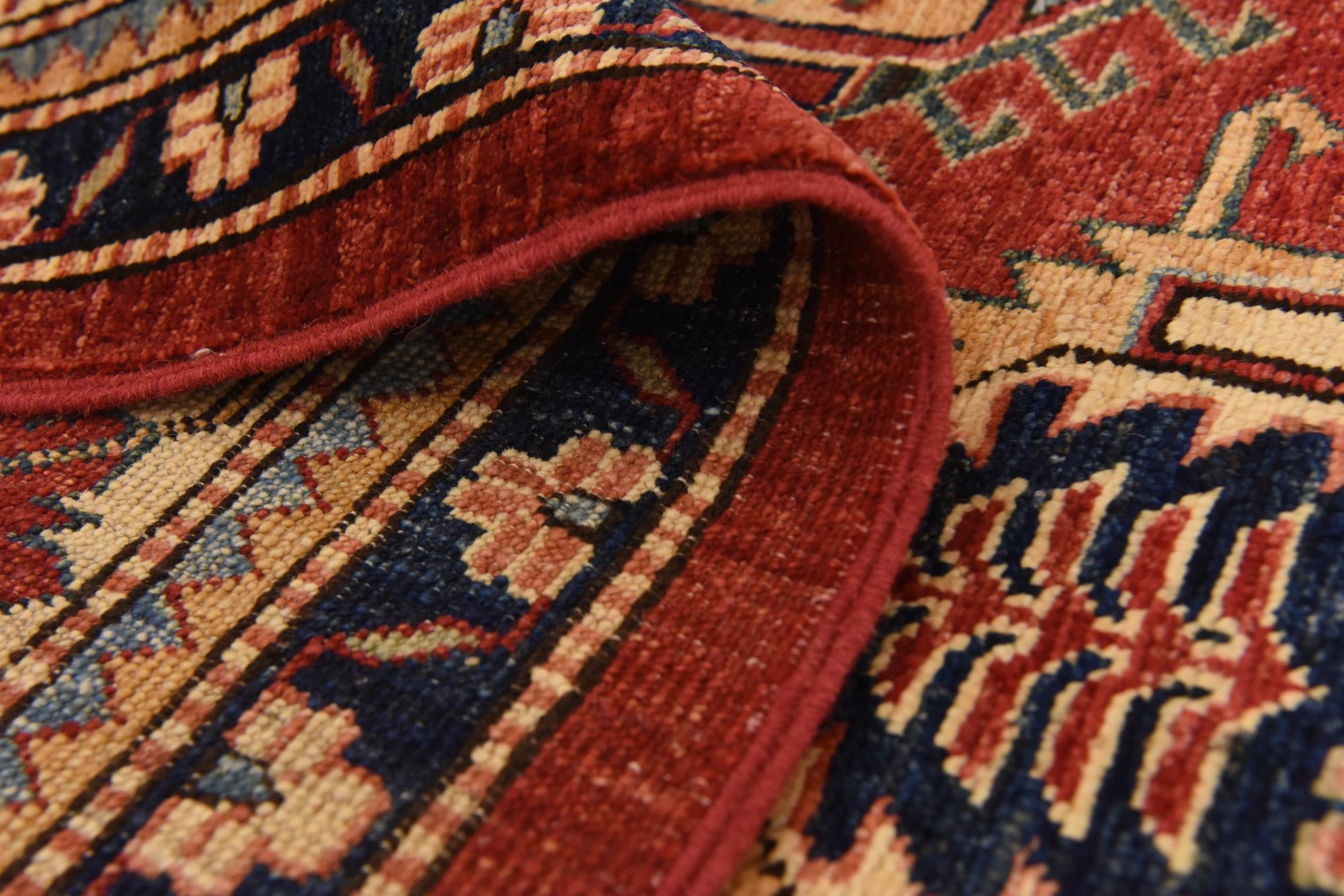 5' 8 x 8' 2 Hand Knotted Kazak Oriental Rug