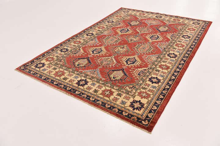 175cm x 250cm Handgeknüpft Kazak Orientalisch Teppich