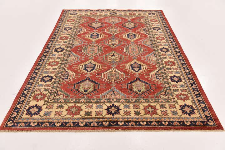 175cm x 250cm Handgeknüpft Kazak Orientalisch Teppich