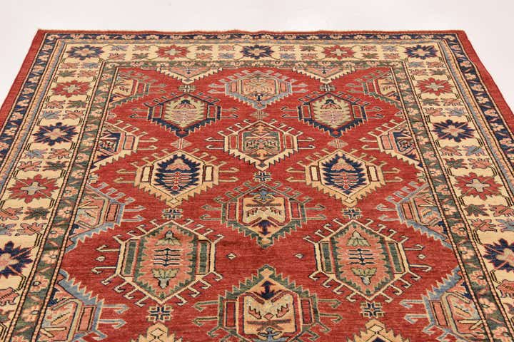 175cm x 250cm Handgeknüpft Kazak Orientalisch Teppich