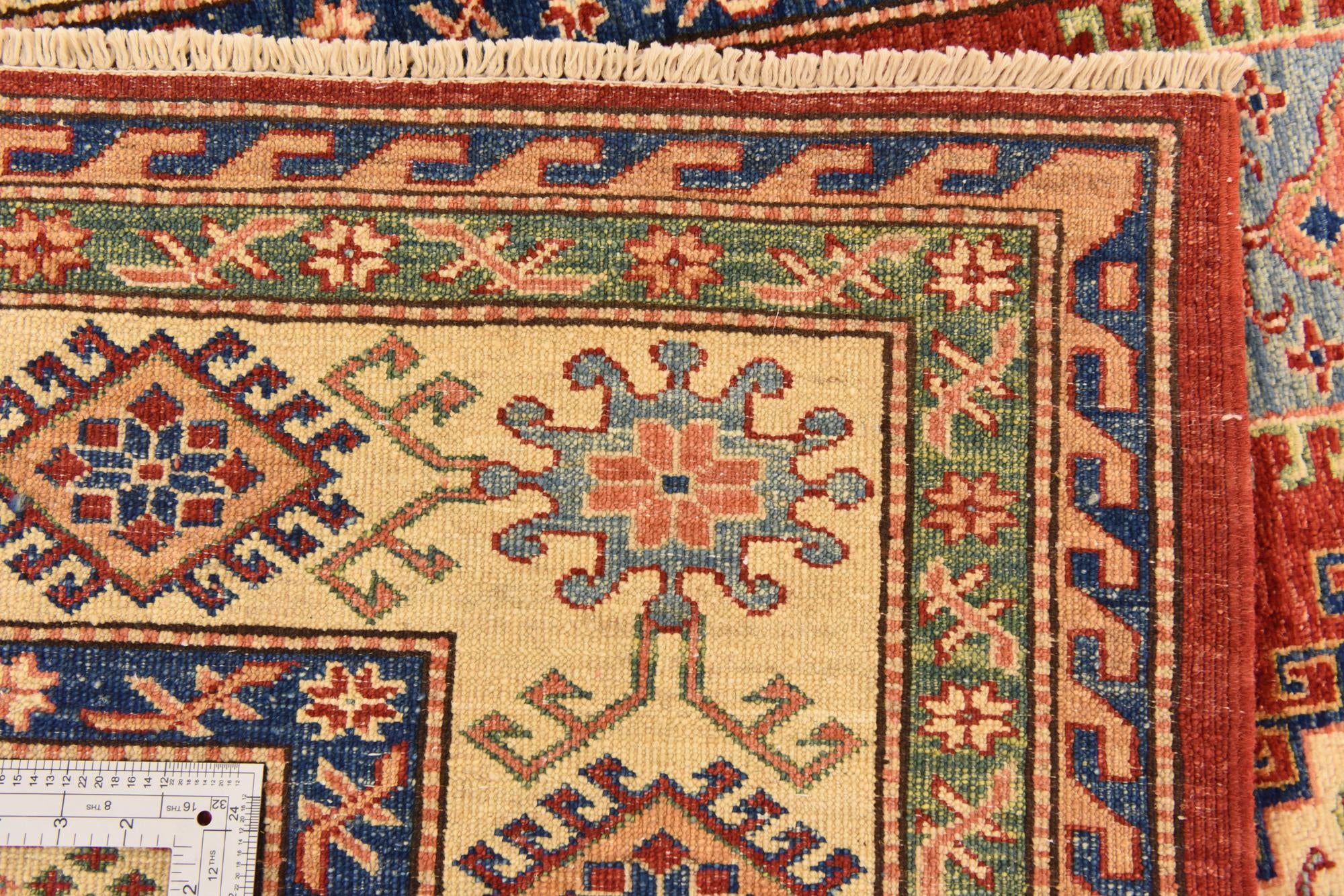 5' 7 x 8' Hand Knotted Kazak Oriental Rug