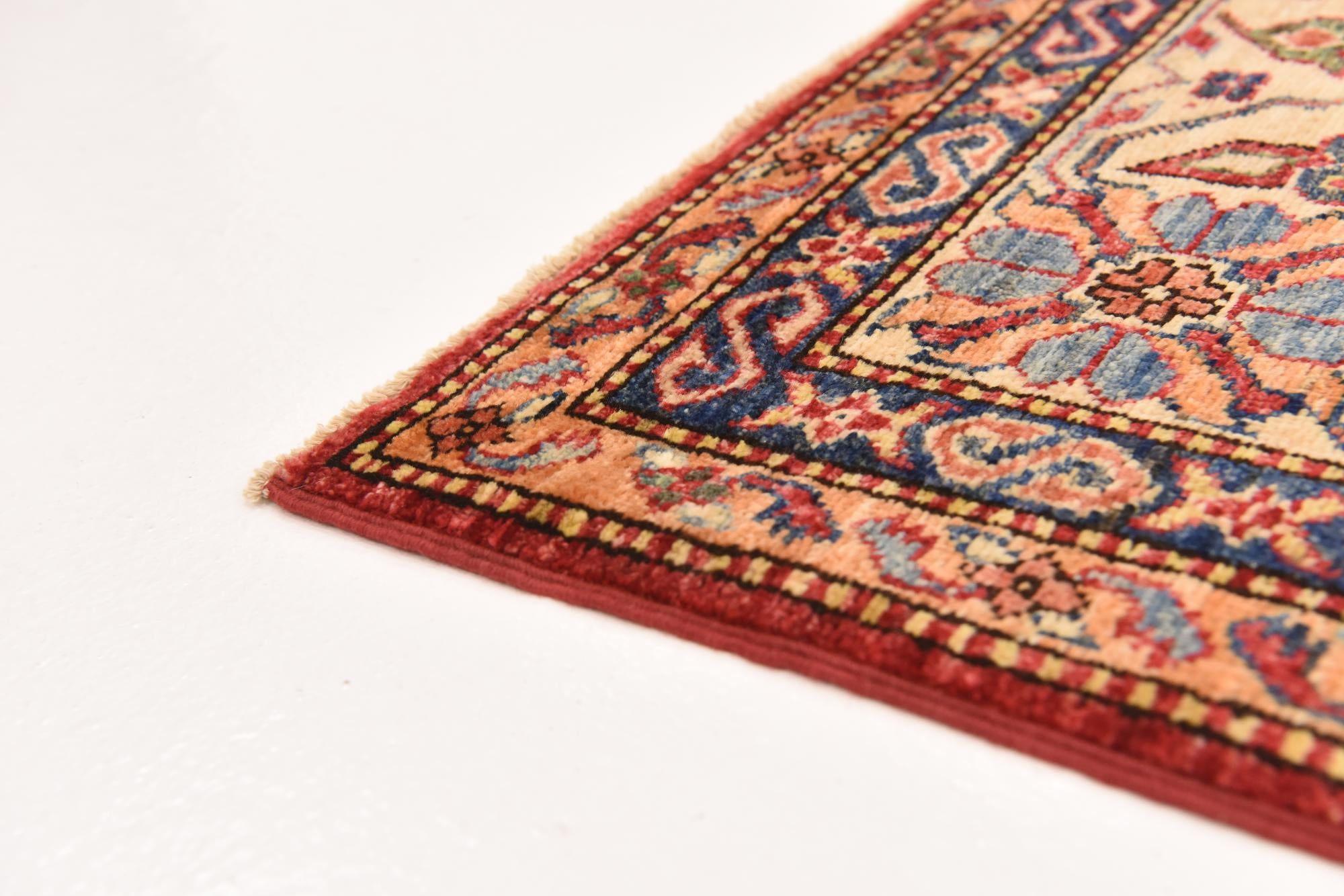 5' 7 x 9' Hand Knotted Kazak Oriental Rug