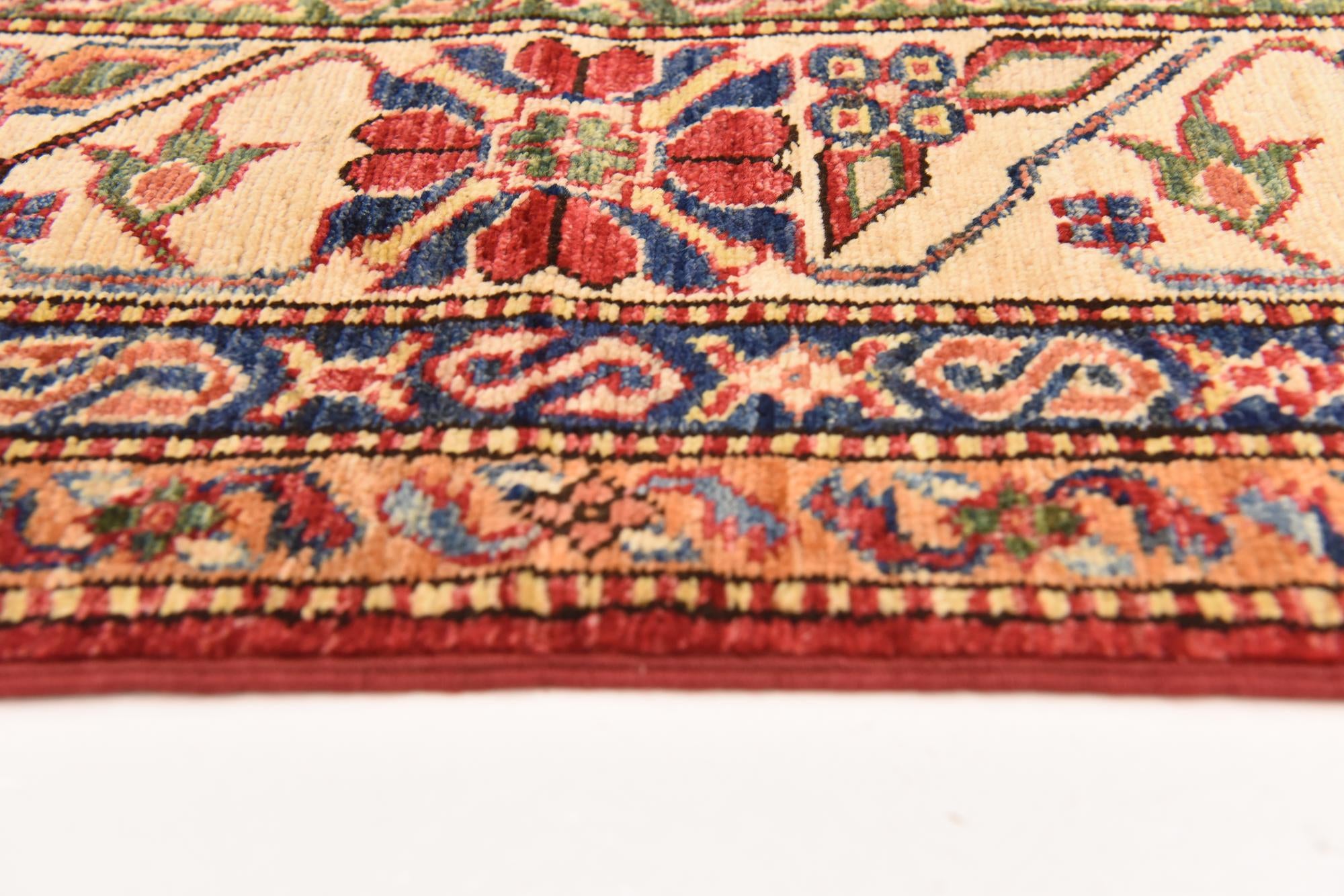 5' 7 x 9' Hand Knotted Kazak Oriental Rug