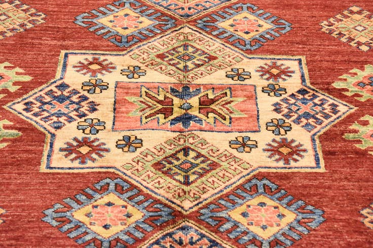 Detail image of 5' 10 x 7' 11 Hand Knotted Kazak Oriental Rug