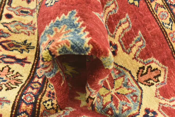 4' x 5' 8 Hand Knotted Kazak Rug