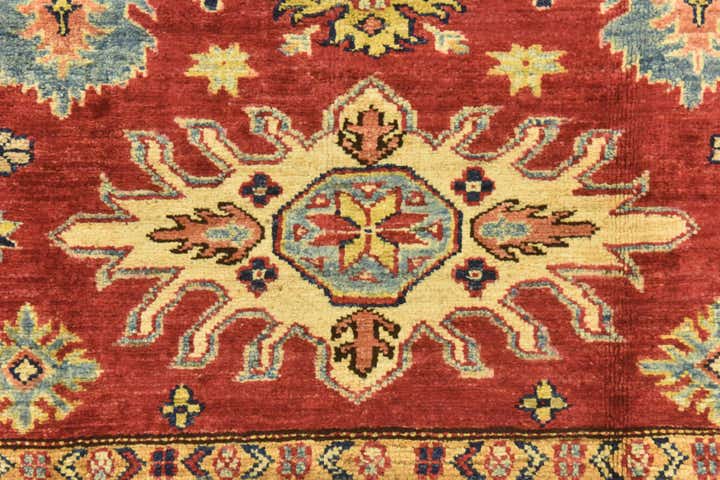 4' x 5' 8 Hand Knotted Kazak Rug