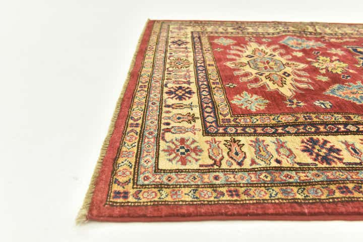 4' x 5' 8 Hand Knotted Kazak Rug