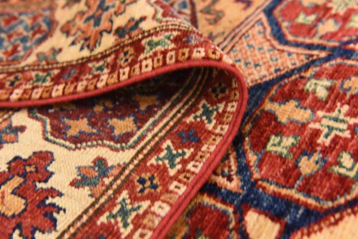 4' 3 x 6' 1 Hand Knotted Kazak Oriental Rug