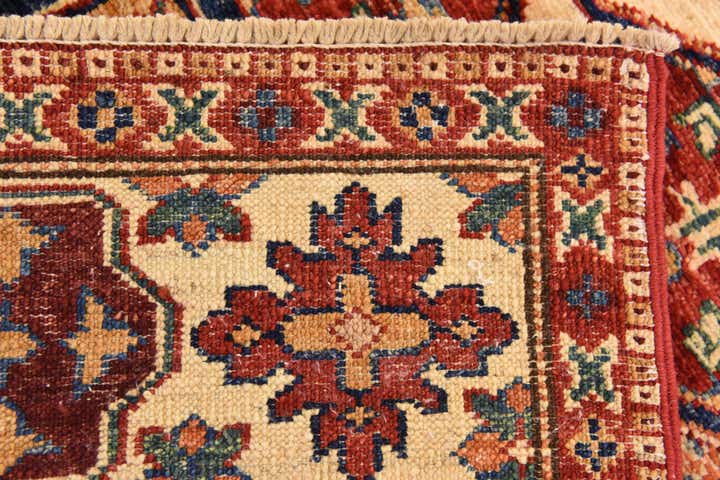 4' 3 x 6' 1 Hand Knotted Kazak Oriental Rug