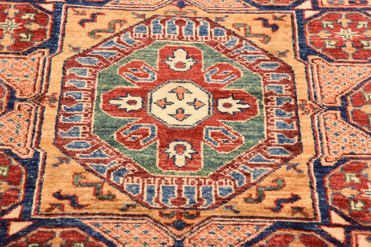 Detail image of 4' 3 x 6' 1 Hand Knotted Kazak Oriental Rug