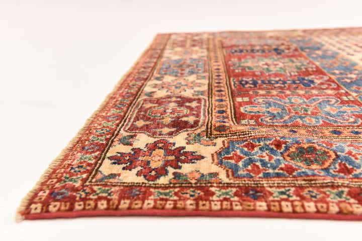 4' 3 x 6' 1 Hand Knotted Kazak Oriental Rug