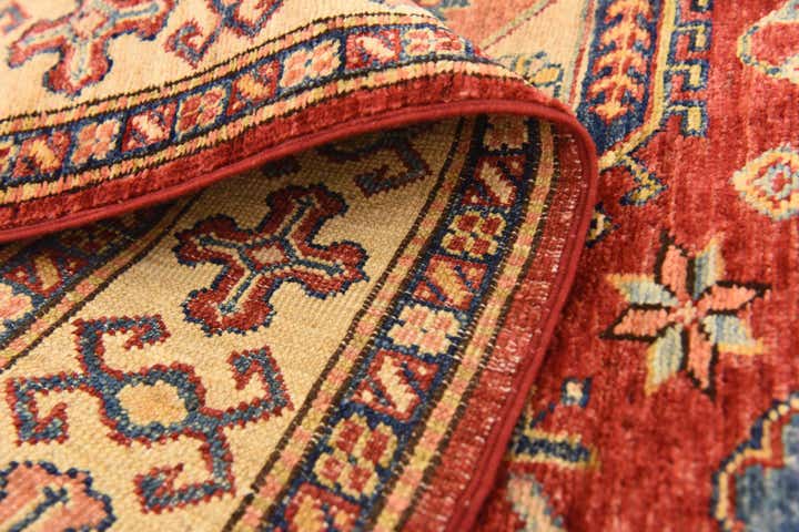 4' 1 x 6' 3 Hand Knotted Kazak Oriental Rug