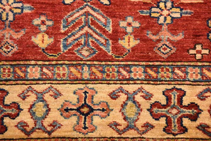 4' 1 x 6' 3 Hand Knotted Kazak Oriental Rug