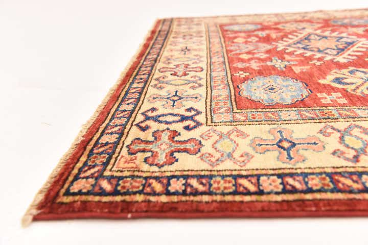 4' 1 x 6' 3 Hand Knotted Kazak Oriental Rug