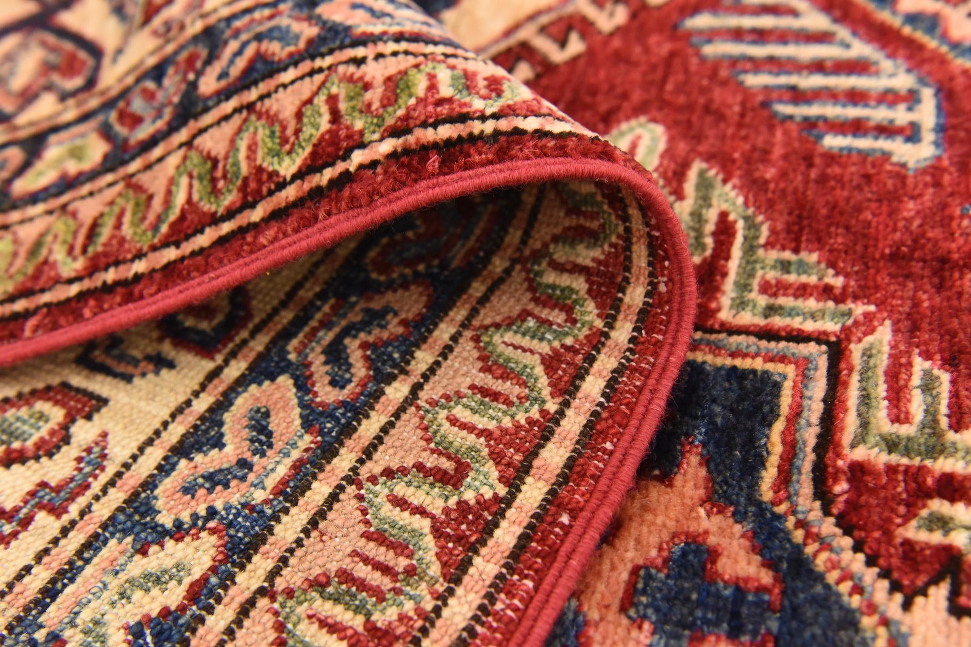 5' 11 x 8' 2 Hand Knotted Kazak Oriental Rug