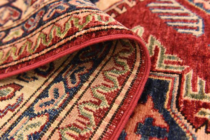 5' 11 x 8' 2 Hand Knotted Kazak Oriental Rug