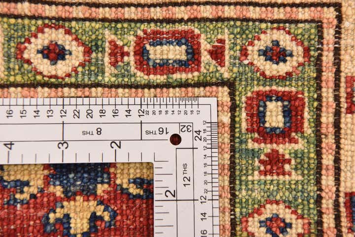 5' 11 x 8' 2 Hand Knotted Kazak Oriental Rug