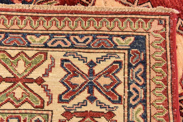5' 11 x 8' 2 Hand Knotted Kazak Oriental Rug