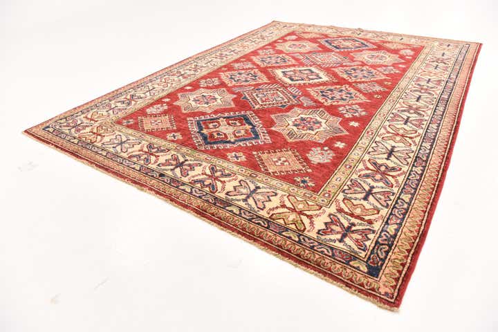 5' 11 x 8' 2 Hand Knotted Kazak Oriental Rug