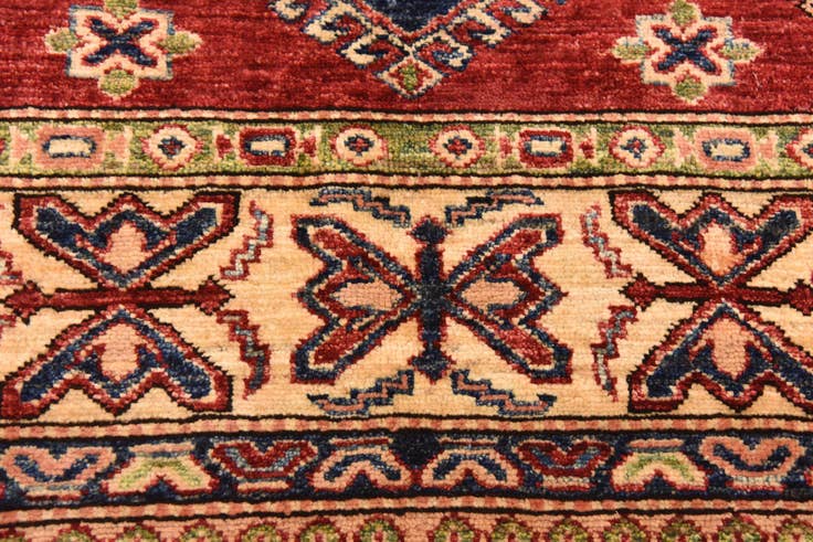 Detail image of 5' 11 x 8' 2 Hand Knotted Kazak Oriental Rug