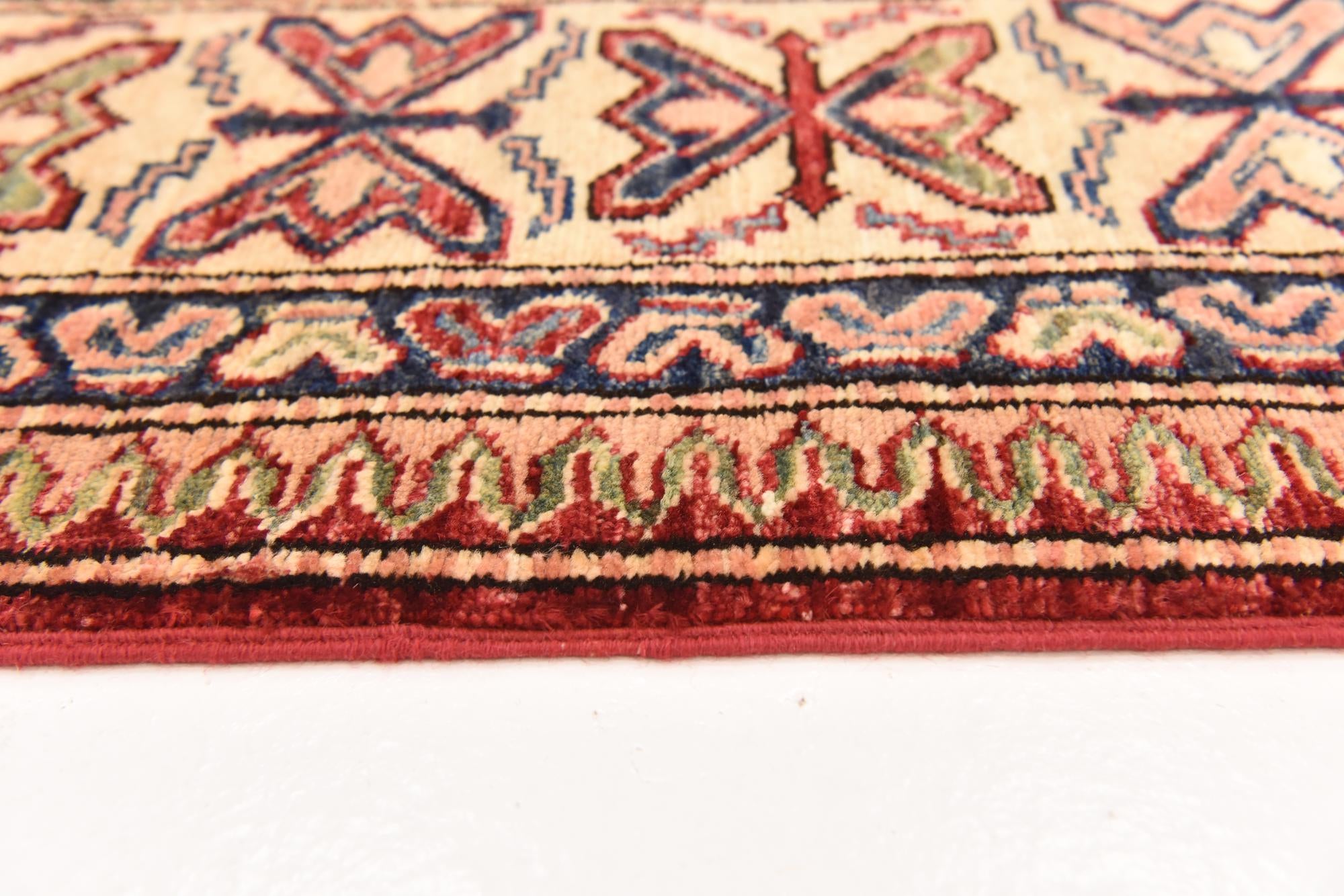 5' 11 x 8' 2 Hand Knotted Kazak Oriental Rug