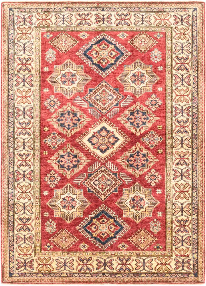 5' 11 x 8' 2 Hand Knotted Kazak Oriental Rug