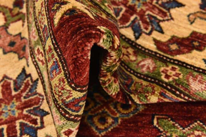 180cm x 245cm Hand Knotted Kazak Oriental Rug