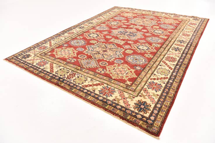 Detail image of 180cm x 245cm Hand Knotted Kazak Oriental Rug