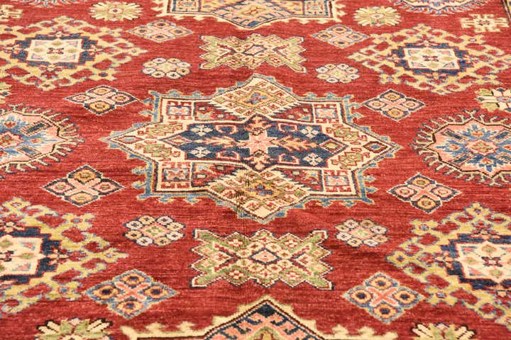 180cm x 245cm Hand Knotted Kazak Oriental Rug