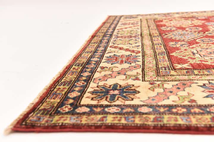 180cm x 245cm Hand Knotted Kazak Oriental Rug