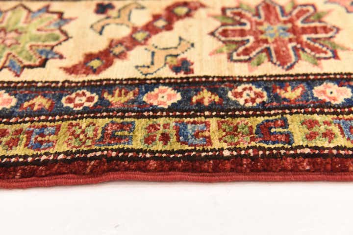 180cm x 245cm Hand Knotted Kazak Oriental Rug