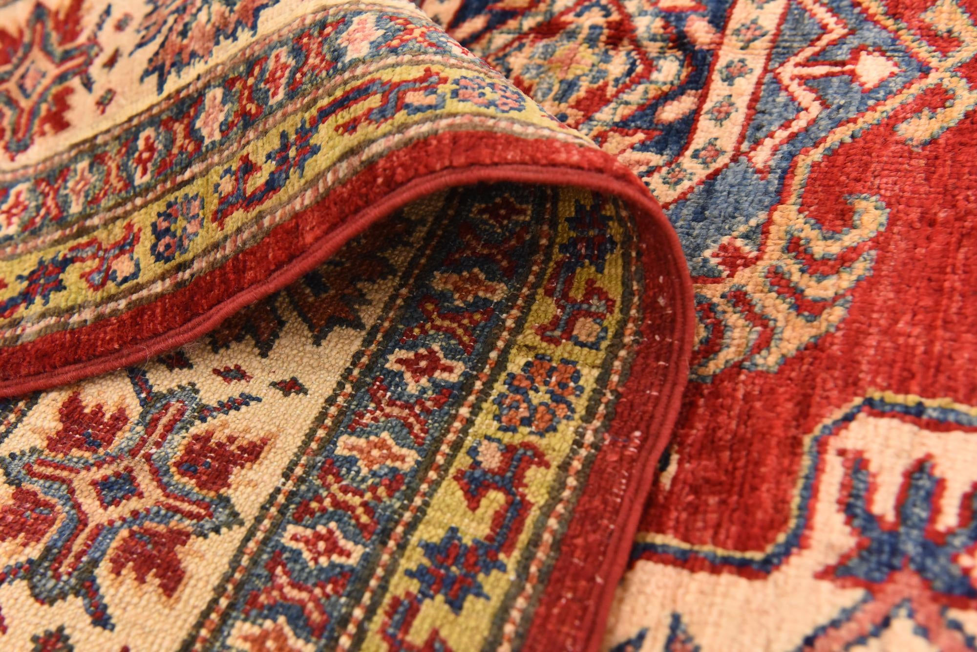 5' 7 x 8' 1 Hand Knotted Kazak Oriental Rug