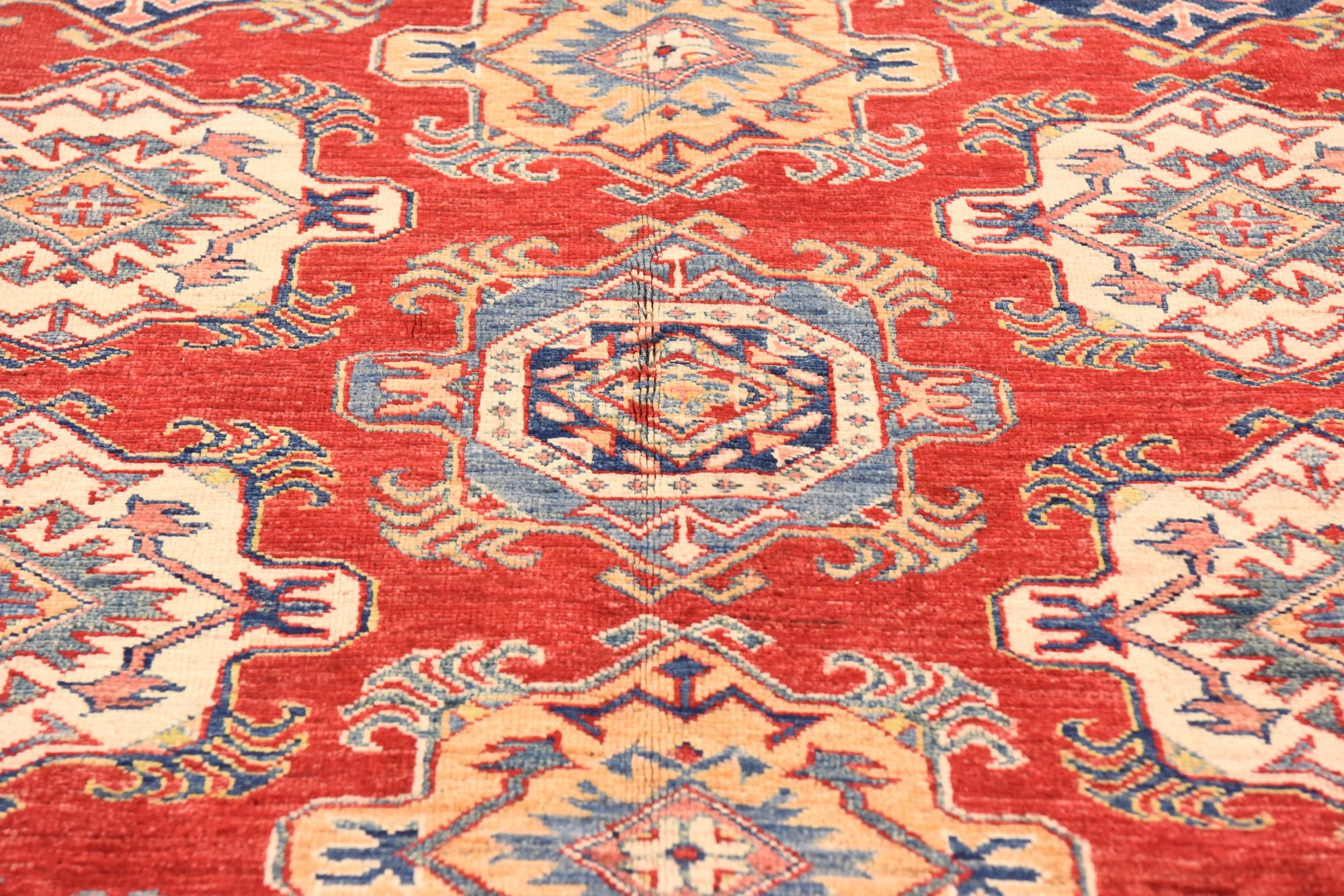 5' 7 x 8' 1 Hand Knotted Kazak Oriental Rug