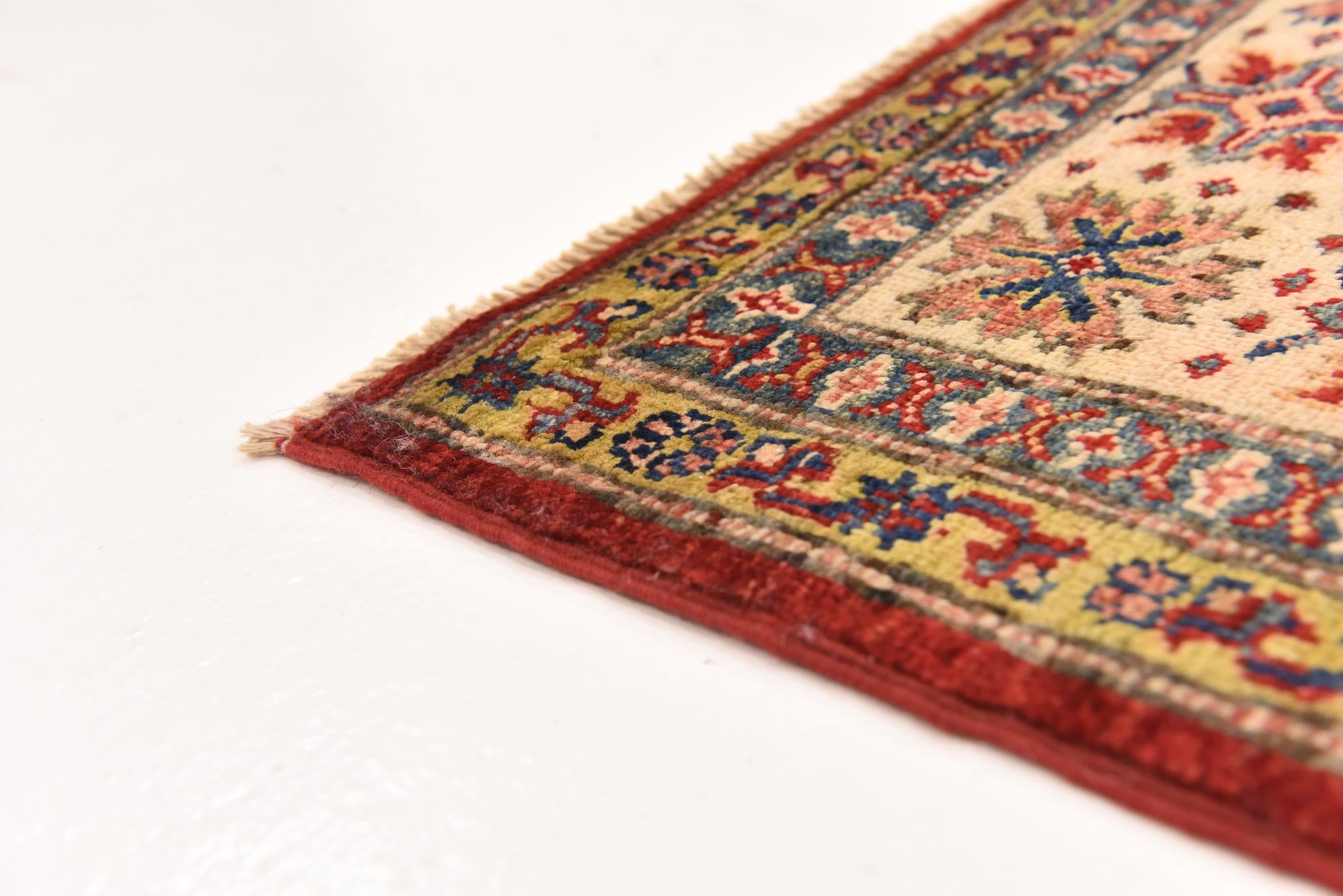 5' 7 x 8' 1 Hand Knotted Kazak Oriental Rug