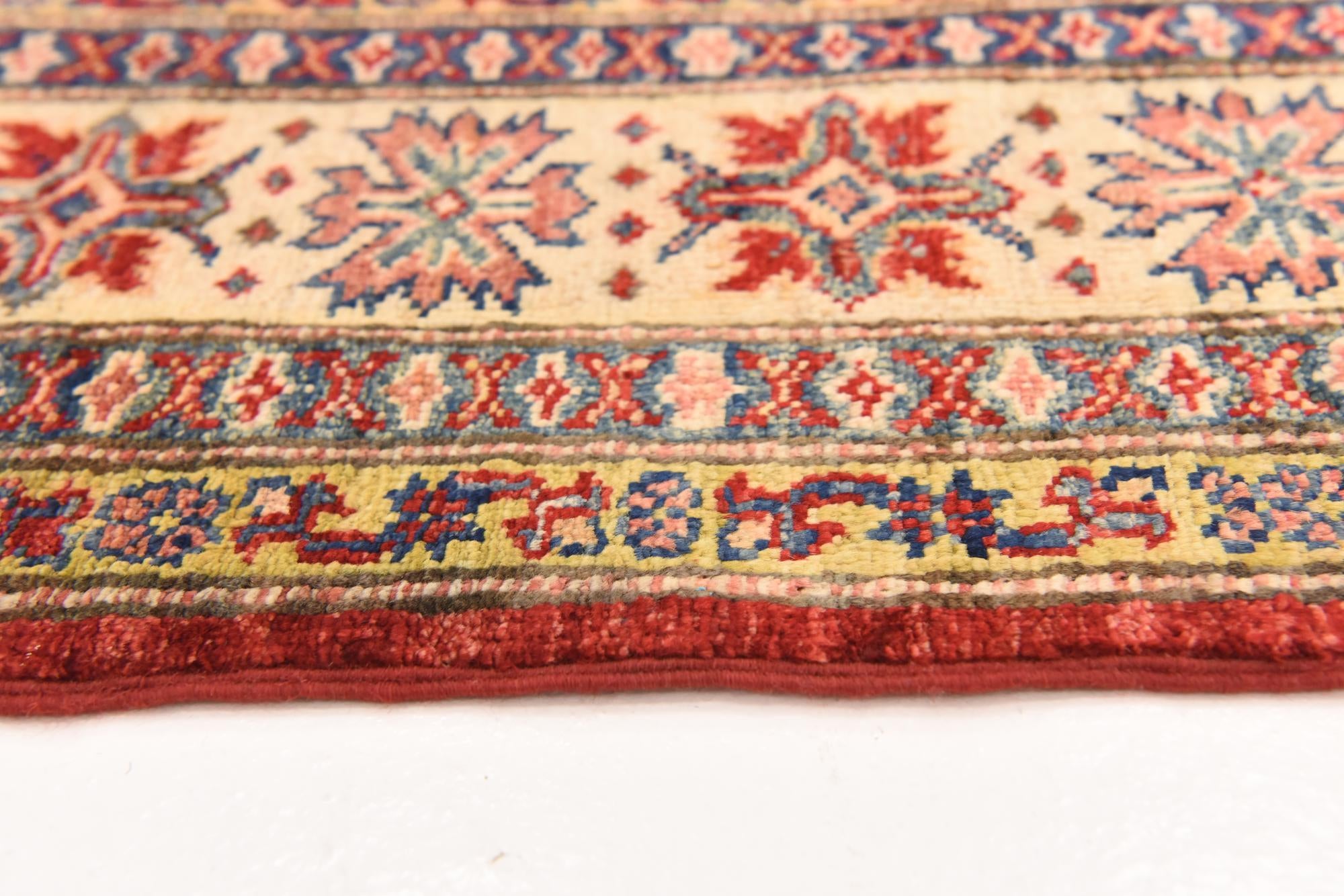 5' 7 x 8' 1 Hand Knotted Kazak Oriental Rug