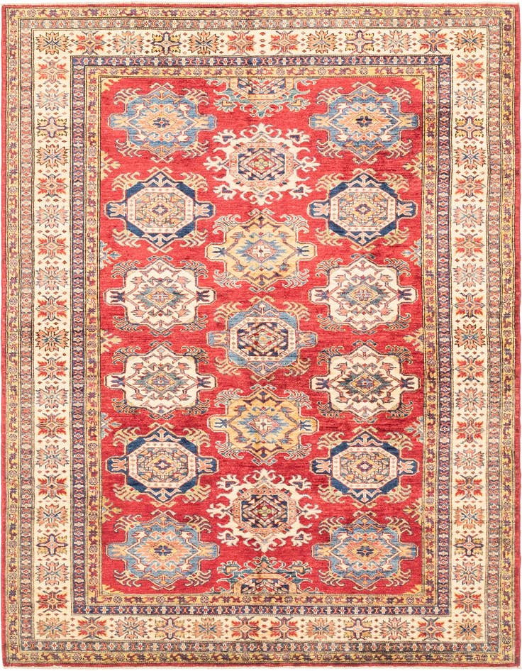 Detail image of 5' 7 x 8' 1 Hand Knotted Kazak Oriental Rug