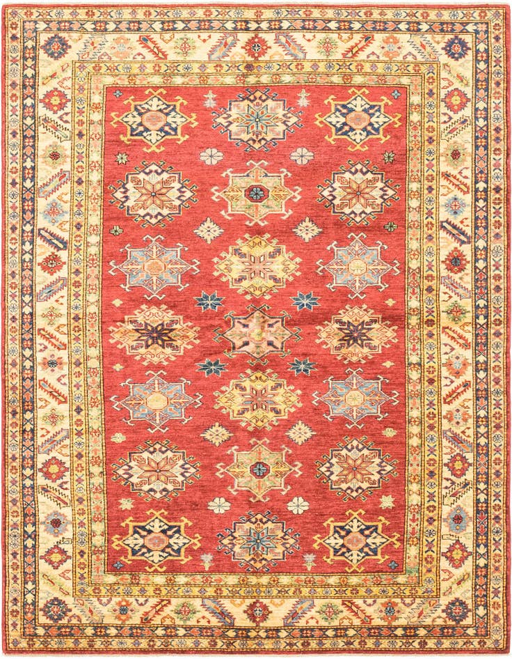 Detail image of 5' 9 x 7' 10 Hand Knotted Kazak Oriental Rug