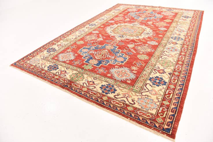 Detailansicht von 170cm x 255cm Handgeknüpft Kazak Orientalisch Teppich