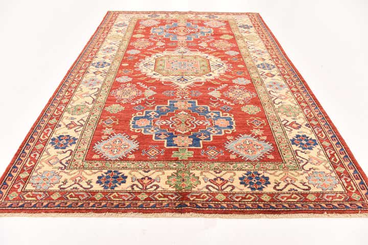 170cm x 255cm Handgeknüpft Kazak Orientalisch Teppich