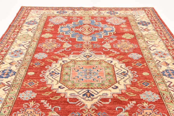 170cm x 255cm Handgeknüpft Kazak Orientalisch Teppich
