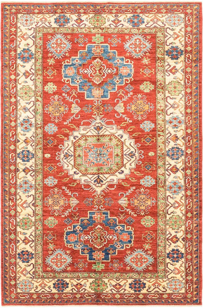 170cm x 255cm Handgeknüpft Kazak Orientalisch Teppich
