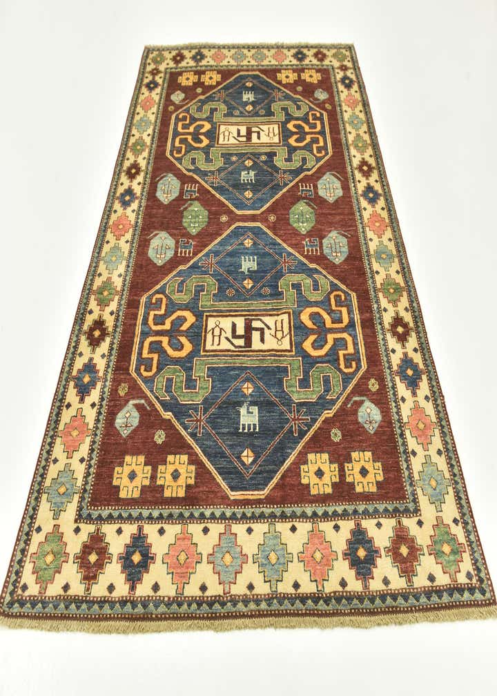 6' x 8' 7 Hand Knotted Kazak Oriental Rug
