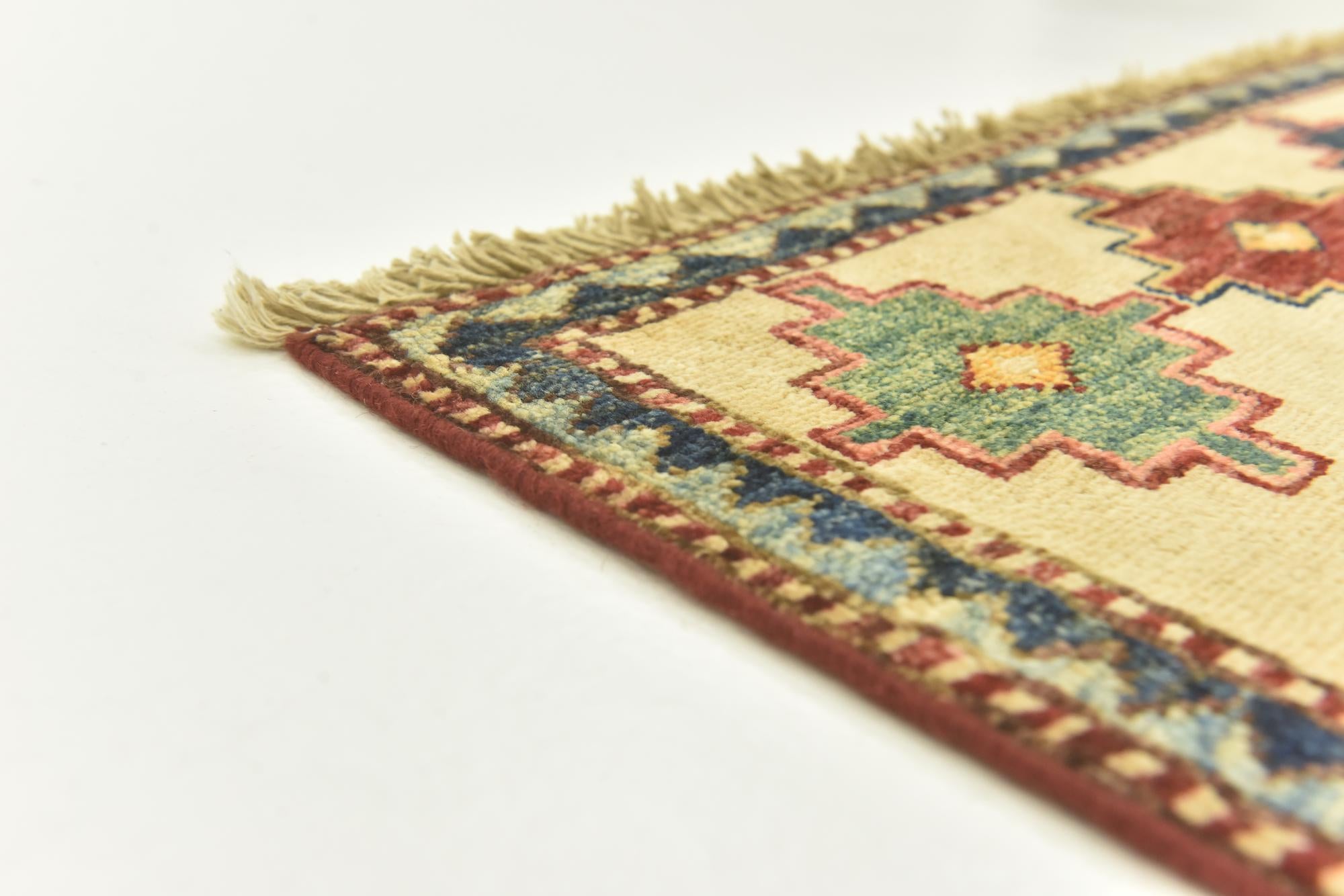 5' 8 x 8' Hand Knotted Kazak Oriental Rug