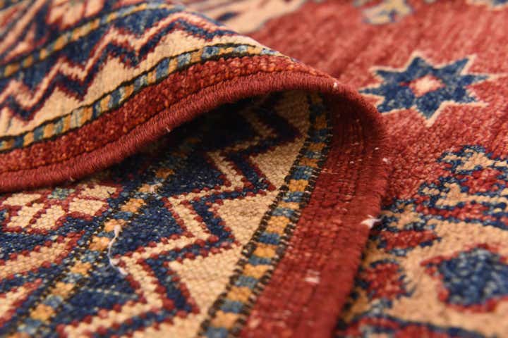 5' 8 x 8' 10 Hand Knotted Kazak Oriental Rug