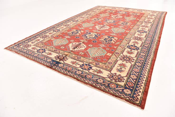Detail image of 5' 8 x 8' 10 Hand Knotted Kazak Oriental Rug