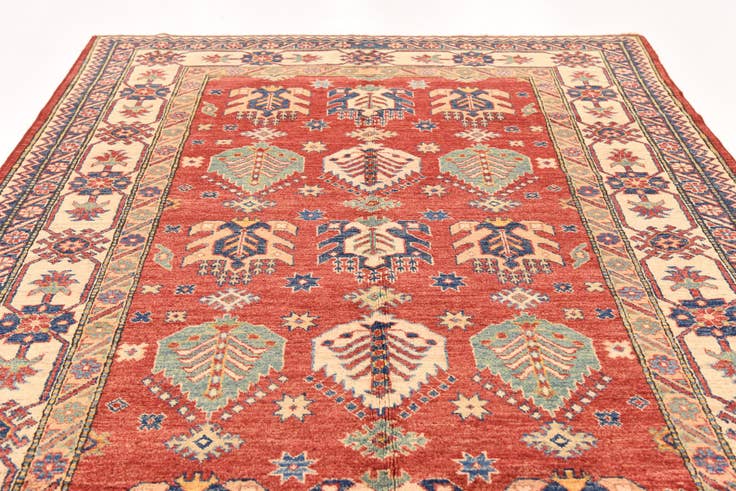 Detail image of 5' 8 x 8' 10 Hand Knotted Kazak Oriental Rug