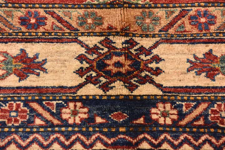5' 8 x 8' 10 Hand Knotted Kazak Oriental Rug