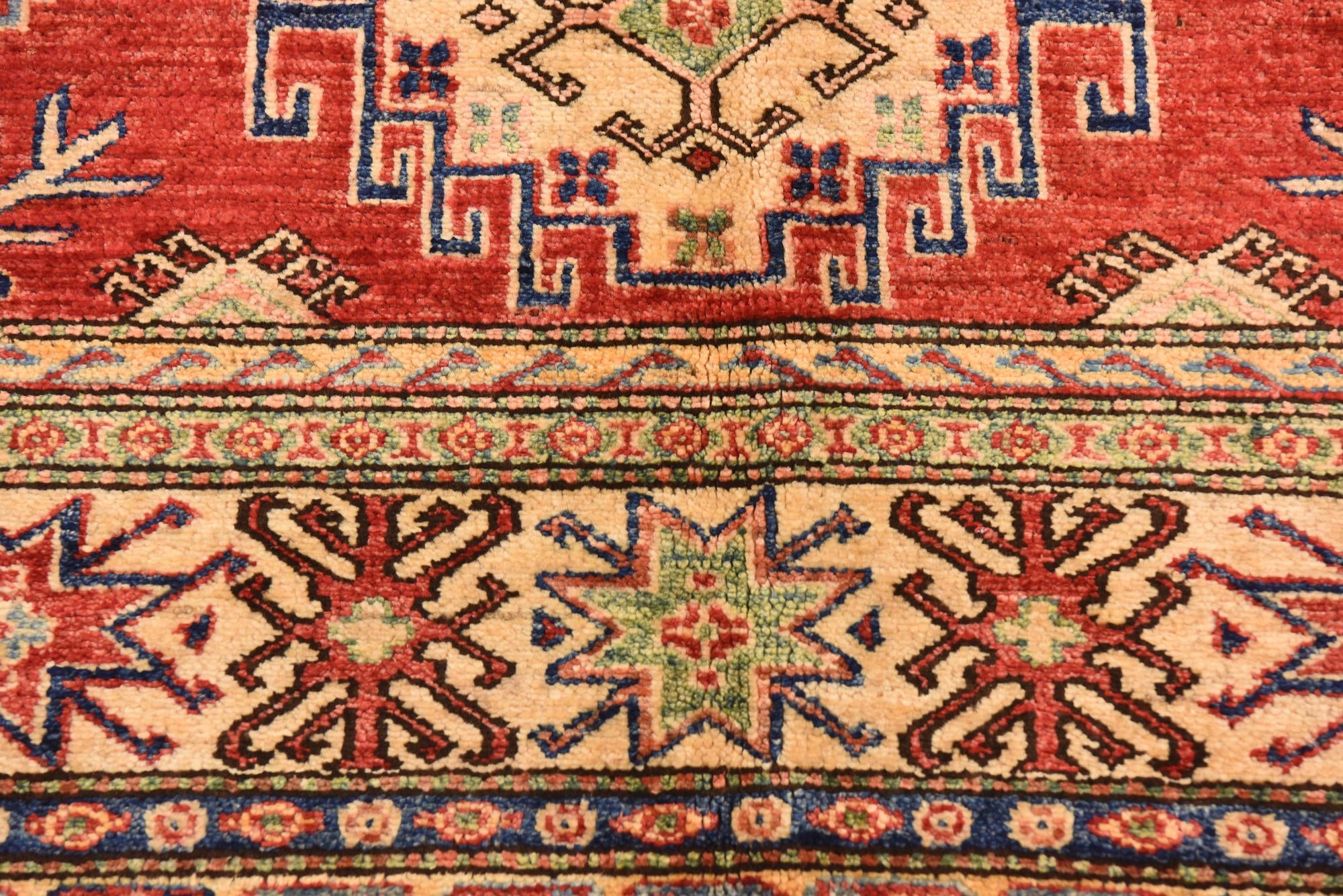6' x 7' 10 Hand Knotted Kazak Oriental Rug