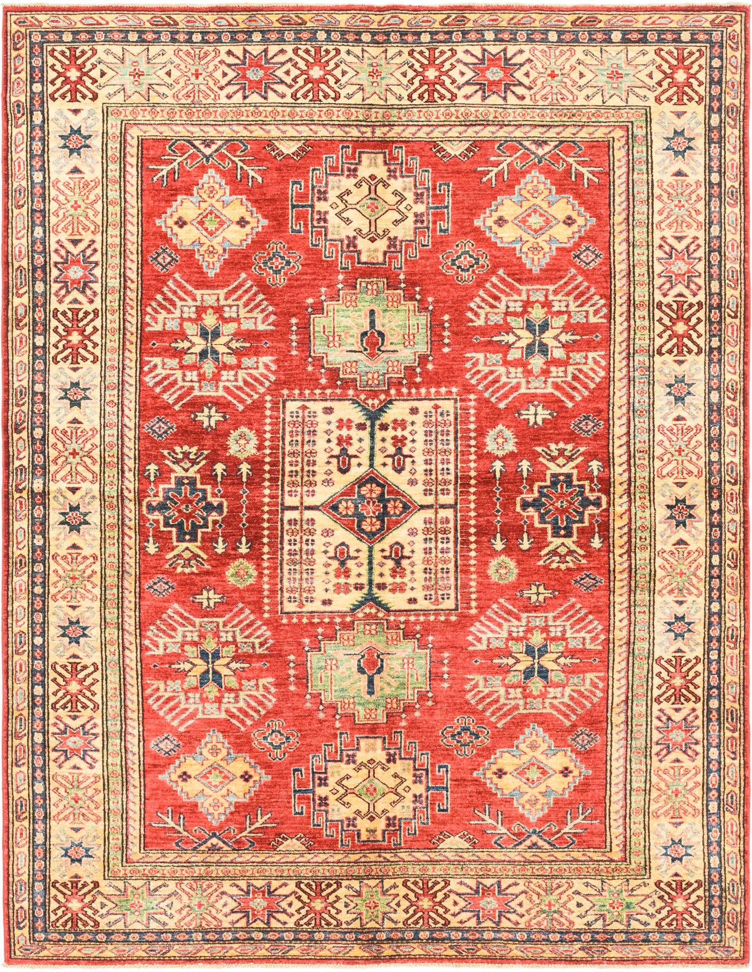 6' x 7' 10 Hand Knotted Kazak Oriental Rug