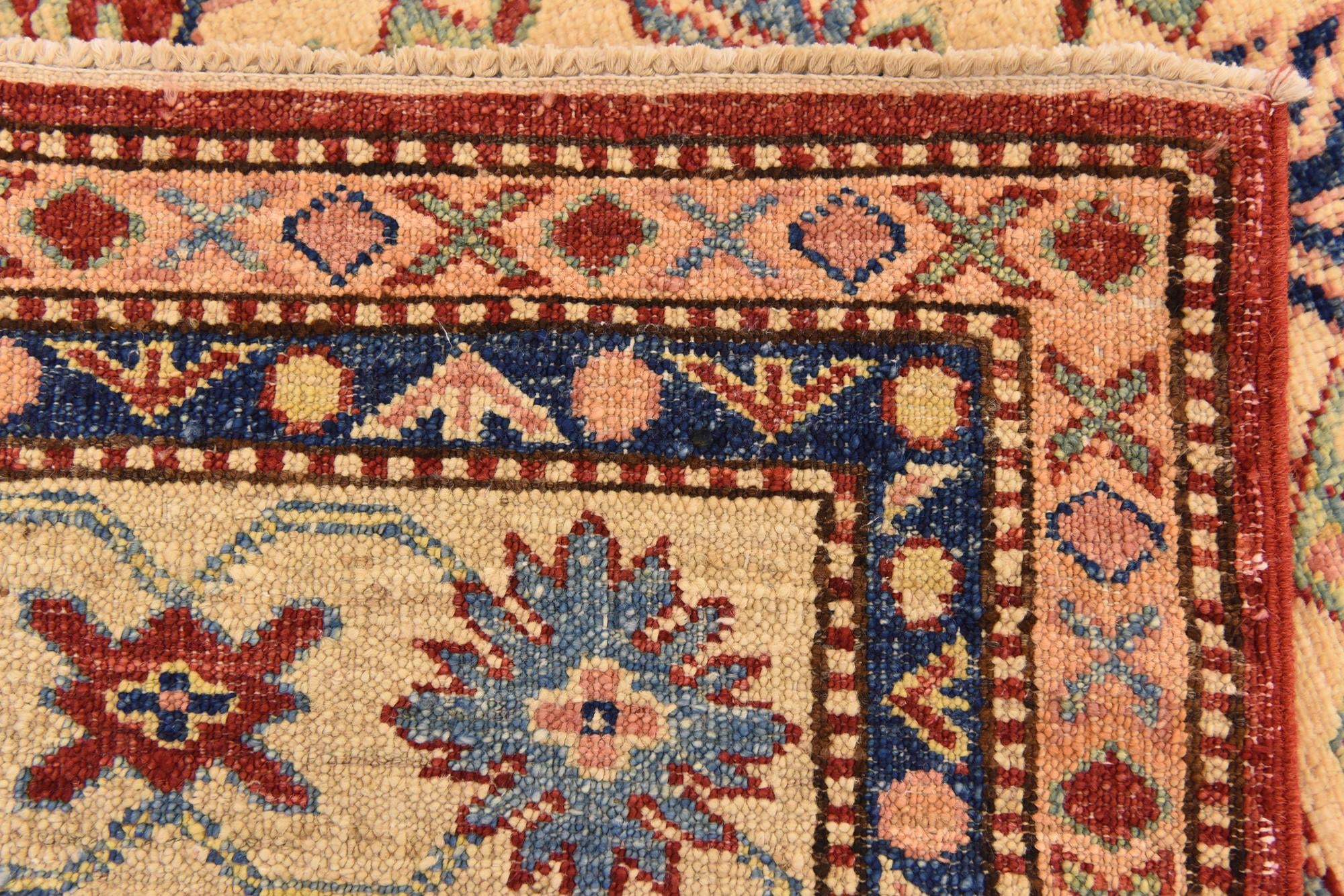 175cm x 255cm Hand Knotted Kazak Oriental Rug